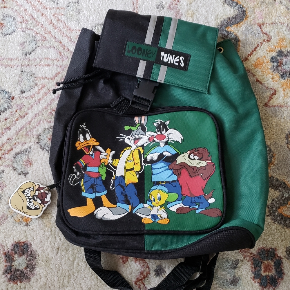 Vintage *NEW* Looney Tunes Backpack